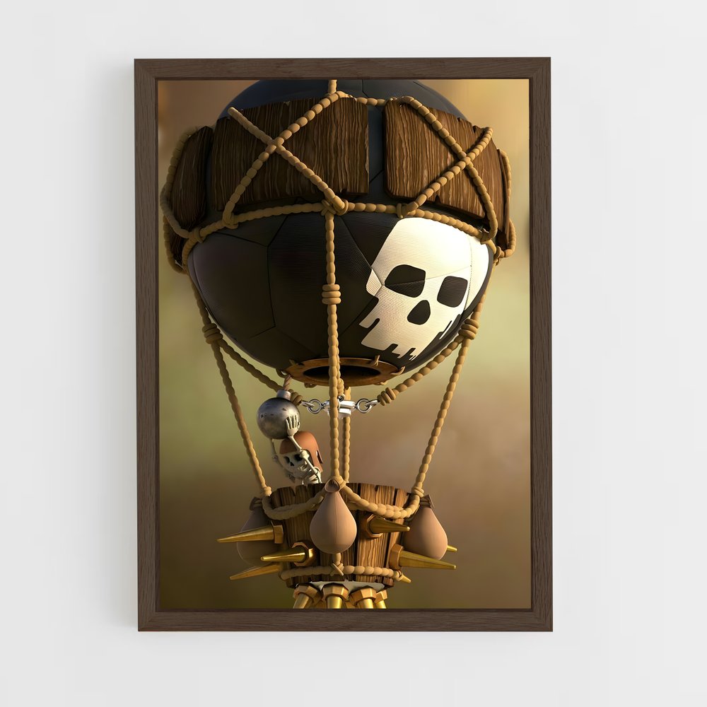 Poster Le Ballon Maudit – affiche Clash of clans (vue 5)